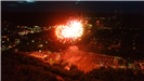 Ariel view of 2019 Richmond Hill Independence Day Fireworks