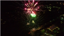 Ariel view of 2019 Richmond Hill Independence Day Fireworks