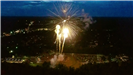 Ariel view of 2019 Richmond Hill Independence Day Fireworks