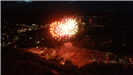 Ariel view of 2019 Richmond Hill Independence Day Fireworks
