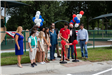 ribbon cutting ceremony for J.F. Gregory Park Playground