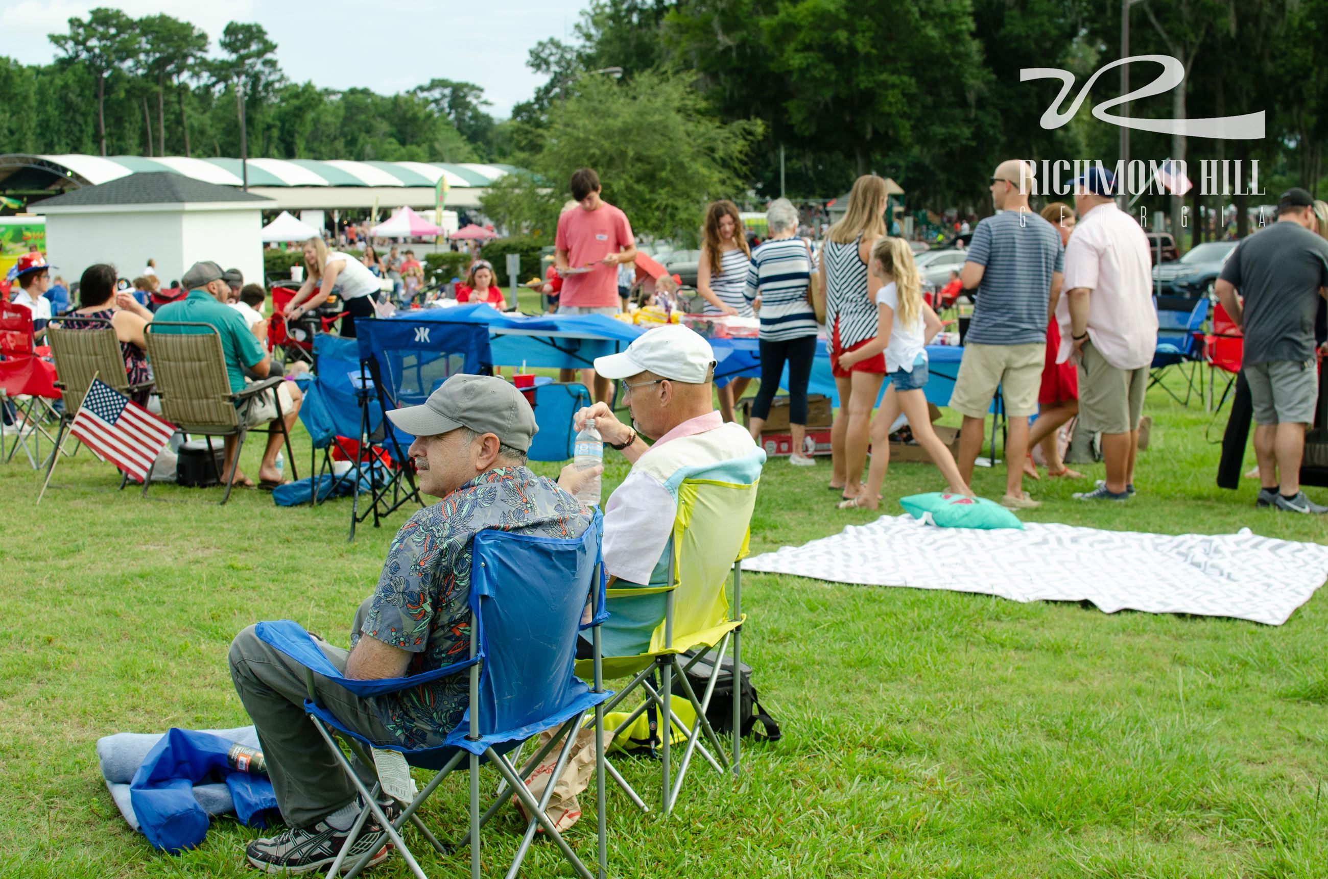 citizens celebrating independence day